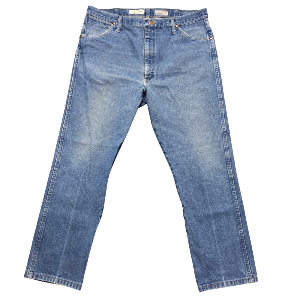 Cowboy Cut Straight Leg Denim Jeans‎ Mens 40x30 Blue Wrangler 13MWZ